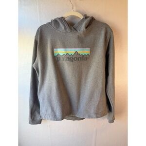 Patagonia Uprisal Hoody Grey Mountain Graphic Pullover Hoodie Mens Large L